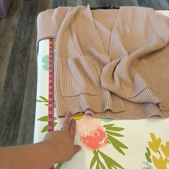 Mod Ref Briggly Cardigan Large acrylic nylon blend open front hooded cardigan - Picture 7 of 8